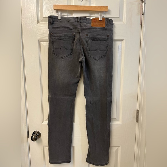 United Denim Men’s Grey Jeans, 32x32 - Picture 3 of 4